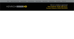 Desktop Screenshot of henrichdental.com